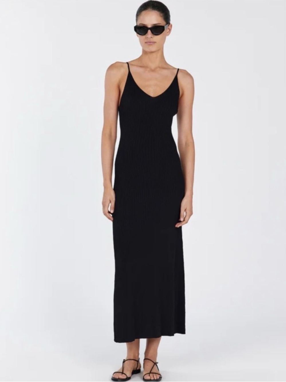 NWT Dissh Tori Midi Knit Dress In Black Women’s Dress Size Medium